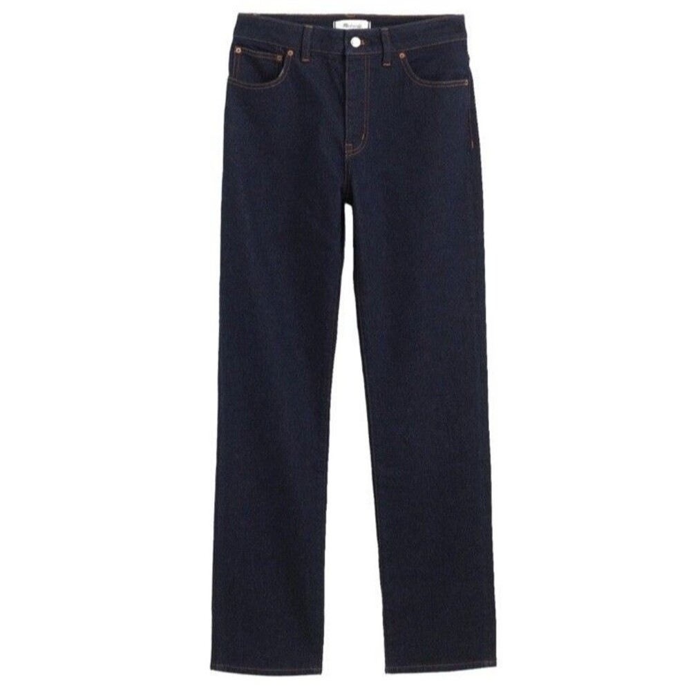 Madewell The Curvy Jules Slim-Straight Jean Dark Blue Size 28P NWT
